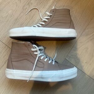 Vans Sk8 hightop Brown Leather  | size 8